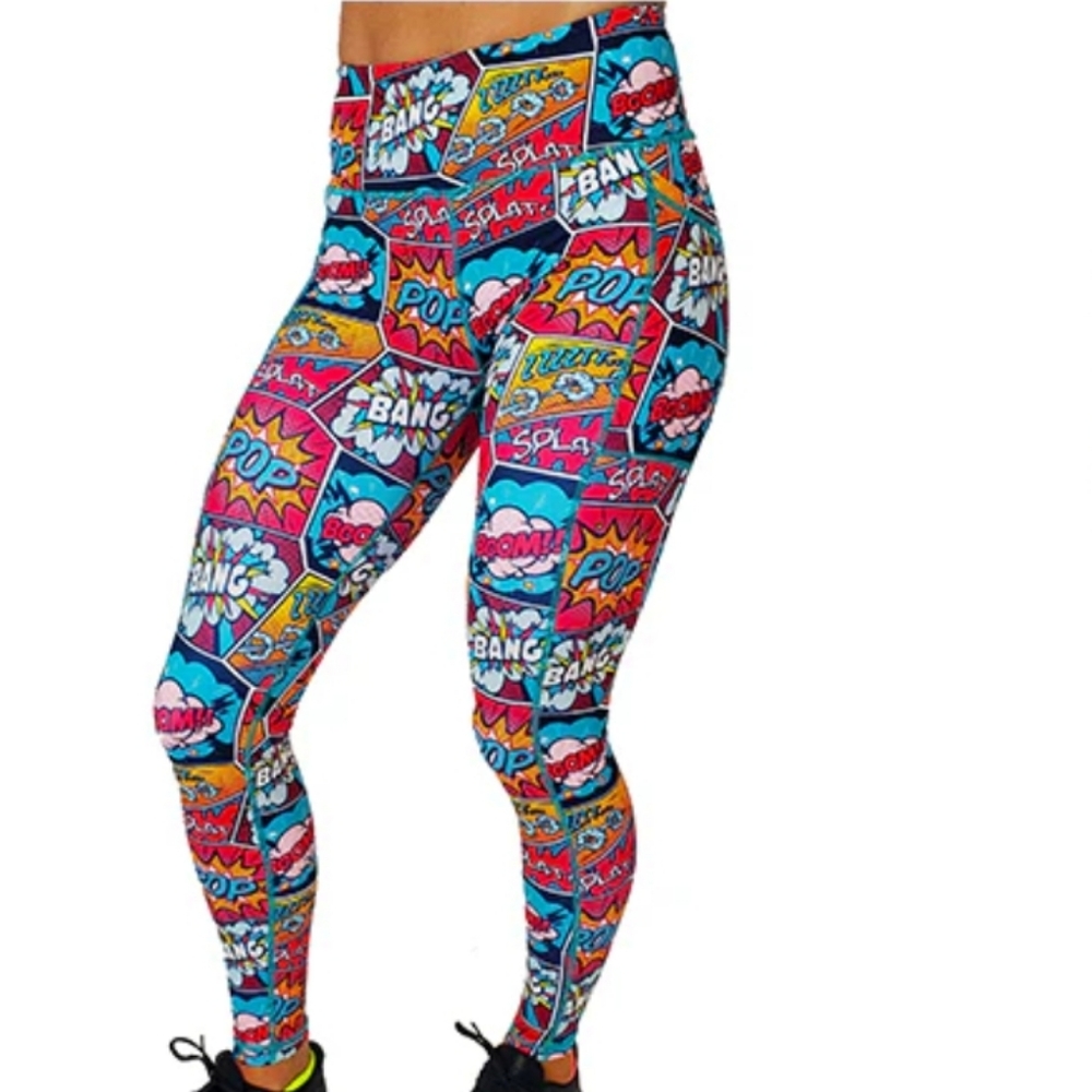 CVG KNOCKOUT COMIC LEGGINGS Full Lenght XS